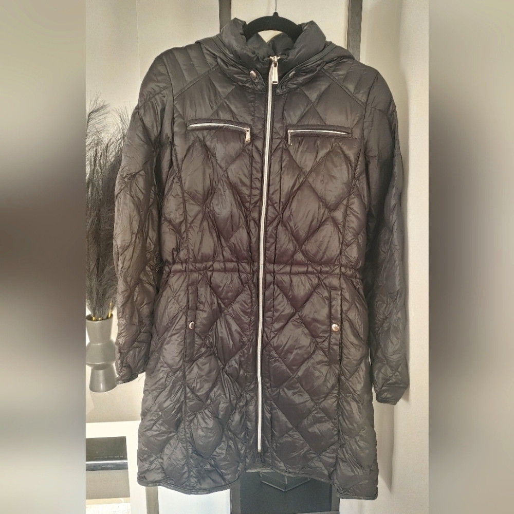 Michael Kors packable down filled black jacket size L